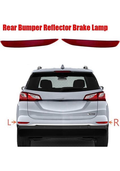 Sol Arka Tampon Reflektörü Chevrolet Equinox 2018 2018 2019 2020 Alay Lambası Fren Lambası Park Reflektörü (Yurt Dışından) indirimleri