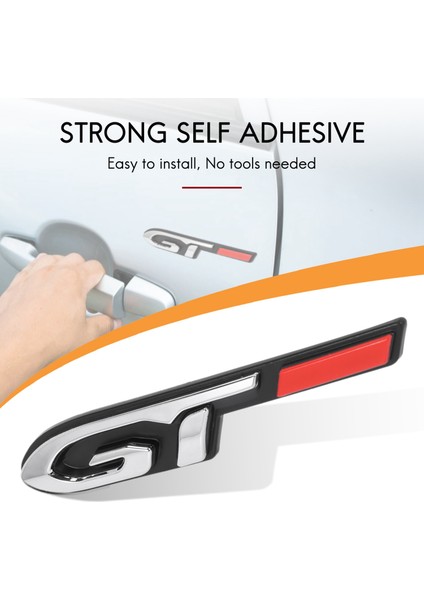 Peugeot Moda Araba Kapı Sticker Için Serin 3D Araba Tarzı Sticker Gt Tasarım (Yurt Dışından) fiyatları