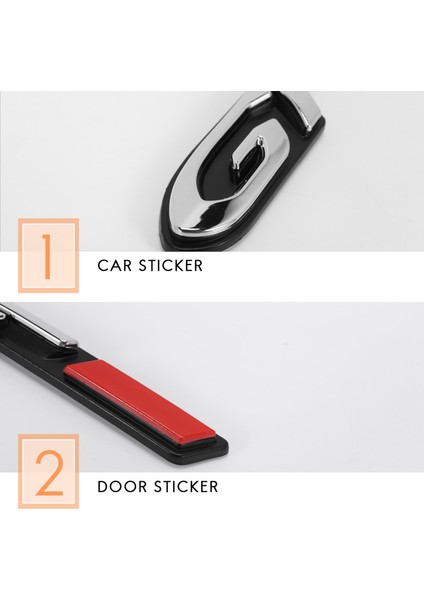 Peugeot Moda Araba Kapı Sticker Için Serin 3D Araba Tarzı Sticker Gt Tasarım (Yurt Dışından) indirimleri