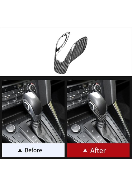 Ford Focus Fiesta 2012-2018 Lhd Için Karbon Fiber Araba Dişli Vites Değiştirici Düğme Kapağı Kaplama (Yurt Dışından) fiyatları