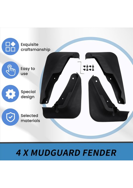 4pcs Volvo Için Çamurluklar EX30 2024 Çamur Kanatları Sıçrama Korumaları Çamurluk Çamur Kanatları Ön Arka Araba Koruma Aksesuarları (Yurt Dışından) fırsatları