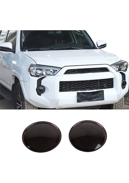 Toyota 4runner 2014-2023 Araba Ön Sis Işık Lamba Kapağı Dekorasyon Dekorasyon Çerçeve Aksesuarları Siyah Füme (Yurt Dışından) modelleri