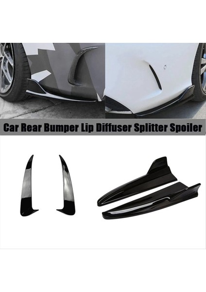 Mercedes Benz C-Serisi W205 C180 C200 C300 C43 C63 Amg 2015-2021 Arka Tampon Difüzör Spluser Splitter Splitter Hava Havalandırma Trim (Yurt Dışından) fırsatları