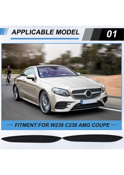 Arka Tampon Kapağı Mercedes-Benz Için Izgara Trim W238 C238 Amg Coupe 2388858700 2388858800 (Yurt Dışından) fırsatları