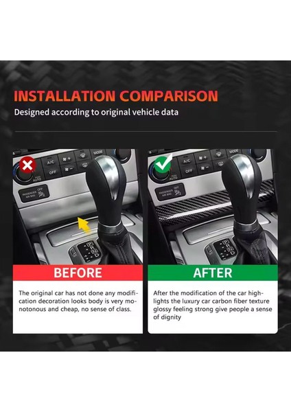 Infiniti G25 G37 2010-2013 Araç Iç Aksesuarları Için Klima Panelinin Altında Karbon Fiber Döşeme (Yurt Dışından) indirimleri