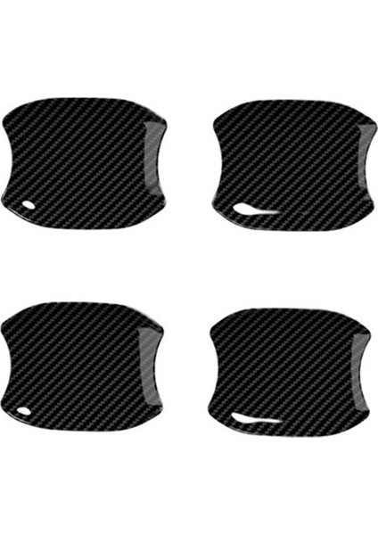 Byd Shark Için 6 2024 2025 Araba Dış Kapı Handel Kase Kapak Kapağı Trim Aksesuarları Abs Karbon Fiber (Yurt Dışından)