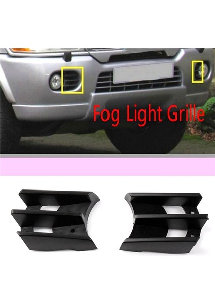 Mitsubishi Montero Pajero Shogun Sport MR478679 MR478680 Için Ön Tampon Izgara Sis Lamba Kapağı (Yurt Dışından) fırsatları