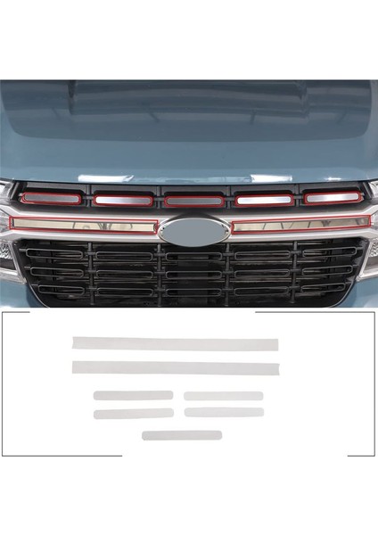 Araba Ön Tampon Izgara Örgü Ekler Ford Maverick 2022 2023 Aksesuarları Için Trim Dekorasyon Kapakları (Yurt Dışından) modelleri
