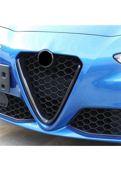 Alfa Için Romeo Giulia 2017-2019 Ön Hava Grilles Logo Dekorasyon Yüzük Kapak Trim Sticker Frame Aksesuarları (Yurt Dışından) modelleri