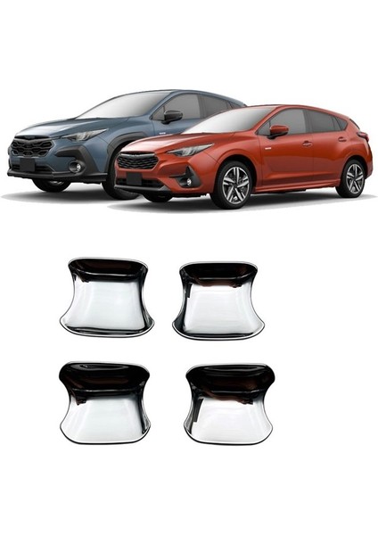 Subaru Crosstrek Impreza 2024 Dış Aksesuarlar Için Araba Kapı Tığ Kolu Kapak Kaplama Trim Sticker Koruyucu (Yurt Dışından) fiyatları