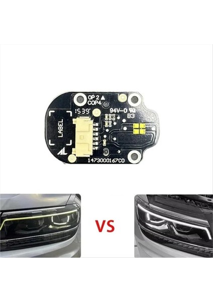 1paır Beyaz Işık Tıguan 2017-2021 Araç Farları Drl Çip Devre Kartı Işık Kaynak Kartı Çipi (Yurt Dışından) fırsatları