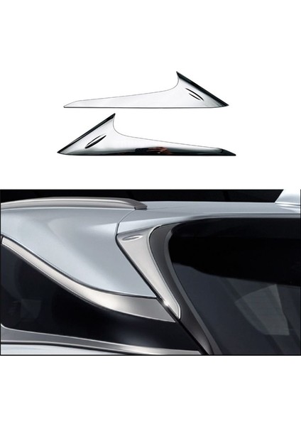 Araba Arka Cam Spoyler Döşeme Şeridi Lexus Için RX450H RX200T RX350 2023 Dış Aksesuarlar 2 Pcs (Yurt Dışından) fiyatları