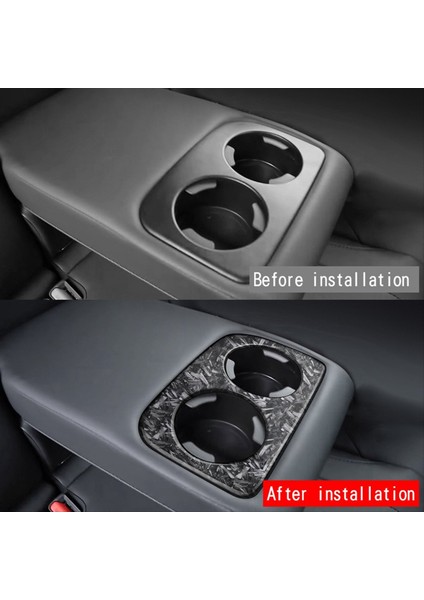 Araba Rearr Armrafı Kupa Tutucu Kapak Su Kupası Tutucu Trim Sticker Subaru Forester 2025 Lhd Iç Aksesuarlar C (Yurt Dışından) fiyatları