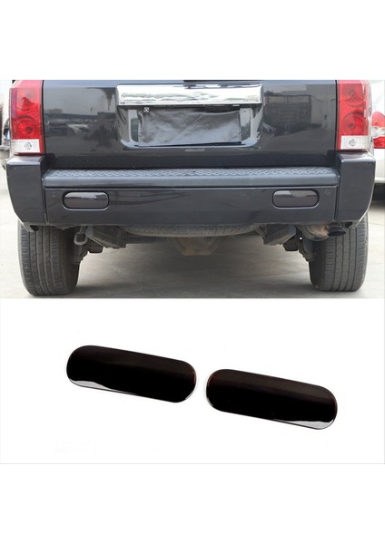 Jeep Commander Için 2006-2010 Arka Sis Kapağı Arka Lamba Lambası Kapağı Dekorasyon Trim Dış Aksesuarlar Füme Siyah (Yurt Dışından) fiyatları