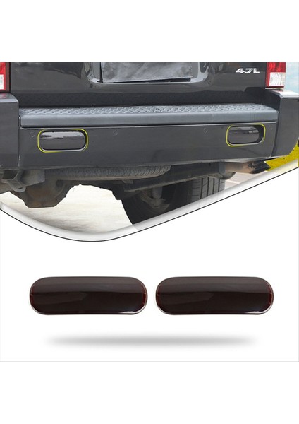 Jeep Commander Için 2006-2010 Arka Sis Kapağı Arka Lamba Lambası Kapağı Dekorasyon Trim Dış Aksesuarlar Füme Siyah (Yurt Dışından) modelleri