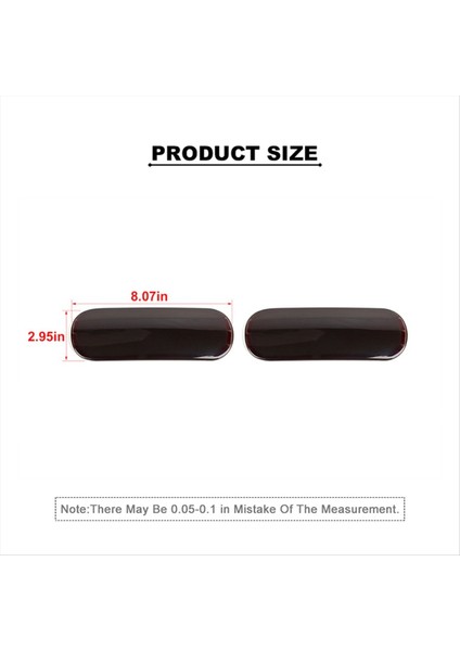 Jeep Commander Için 2006-2010 Arka Sis Kapağı Arka Lamba Lambası Kapağı Dekorasyon Trim Dış Aksesuarlar Füme Siyah (Yurt Dışından) fırsatları