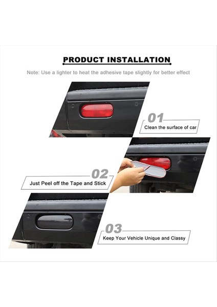 Jeep Commander Için 2006-2010 Arka Sis Kapağı Arka Lamba Lambası Kapağı Dekorasyon Trim Dış Aksesuarlar Füme Siyah (Yurt Dışından) indirimleri