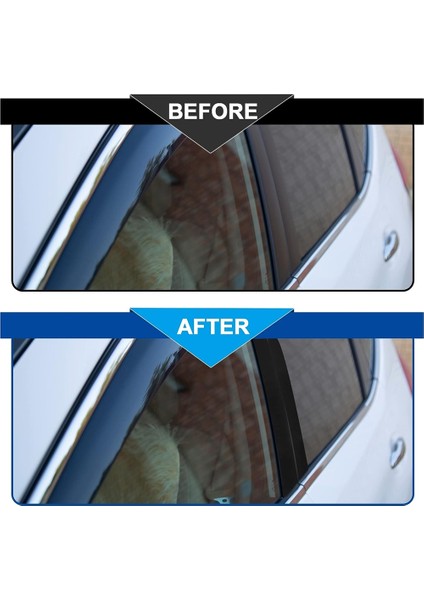 Araba Sütun Destekleri Kapı Pencere Trim Kalıplamalar Nissan Altima Için Kazan Anti Stickers 2013-2018 Aksesuarlar Parlak Siyah (Yurt Dışından) fırsatları