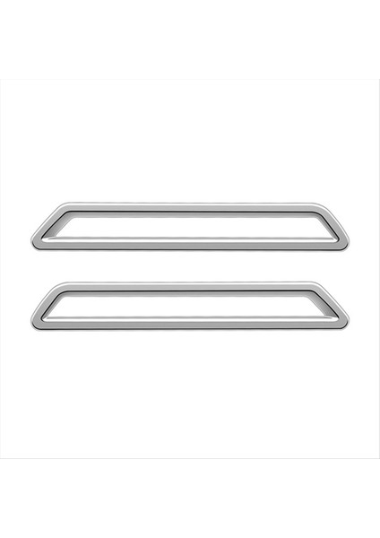 Araba Arka Sis Fagarı Kapakları Çıkartma Sisleri Koruyucu Çerçeve Honda Wrv 2024 Japon Sürümü Gümüş (Yurt Dışından)