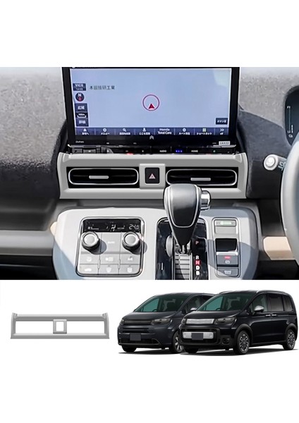 Honda Freed Hava Crosstar 2024 Gümüş Için Rhd Araba Merkezi Konsol Klima Çıkış Trim Çerçeve (Yurt Dışından) modelleri