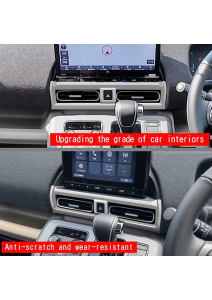 Honda Freed Hava Crosstar 2024 Gümüş Için Rhd Araba Merkezi Konsol Klima Çıkış Trim Çerçeve (Yurt Dışından) indirimleri