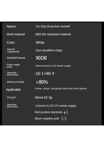 Erişim Kontrolü Için 12V Kablolu Ding Dong Kapı Zil 4 Telli Kapı Zili (Yurt Dışından) indirimleri