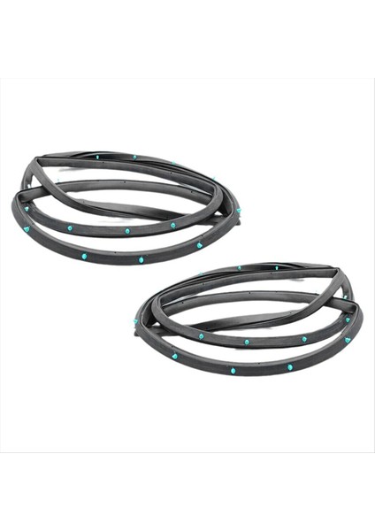 Yeni Siyahli Araba Sol Ön Ön Kapı Pencere Mühür Şeridi 72310-S84-A01 72350-S84-A01 Honda Accord Için (Yurt Dışından)