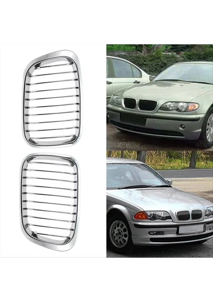 1 Çift Ön Tampon Izgarası 51138208489 51138208490 Bmw 3 Serisi E46 320I 323I 325I 328I 330I 4 Kapılı Sedan 1998-2001 (Yurt Dışından) modelleri