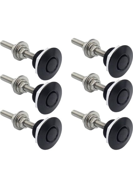6set 1 25 Inç Alüminyum Araç Kaput Pimleri Pins-Quick Salıver (Yurt Dışından)