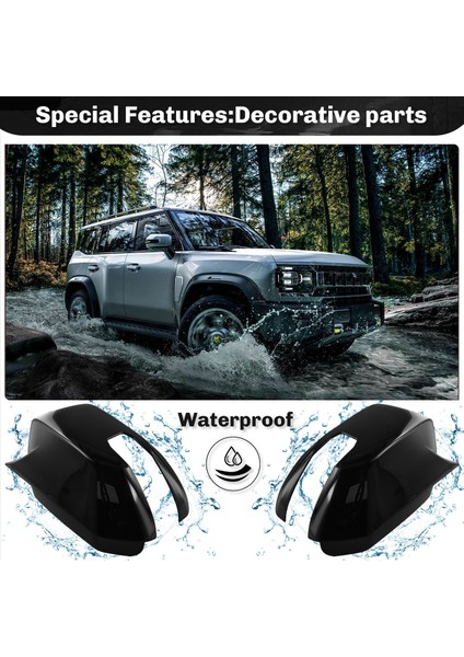 Araba Arka Görünüm Yan Ayna Kapağı Araç Kiraz Jetour Traveler Için 2023 2024 Jetour T2 B Için (Yurt Dışından) modelleri