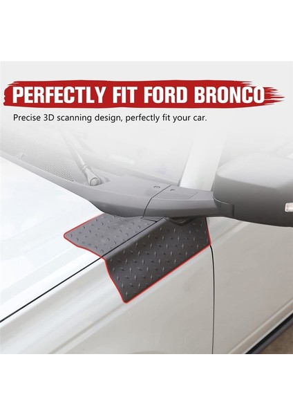 Ford Bronco Için Cowl Gövde Zırhı 2021 2022 2023 2/4 Kapılar Yan Köşe Koruma Kapağı Kapağı Aksesuarları (Yurt Dışından) modelleri