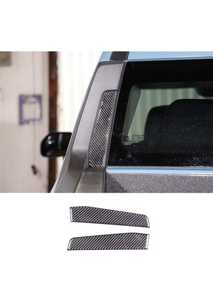 Ford Maverick 2022 2023 Aksesuarları Için Arka Cam Yan Kılps Kapak Döşeme Çıkartmaları - Yumuşak Karbon Fiber (Yurt Dışından) modelleri