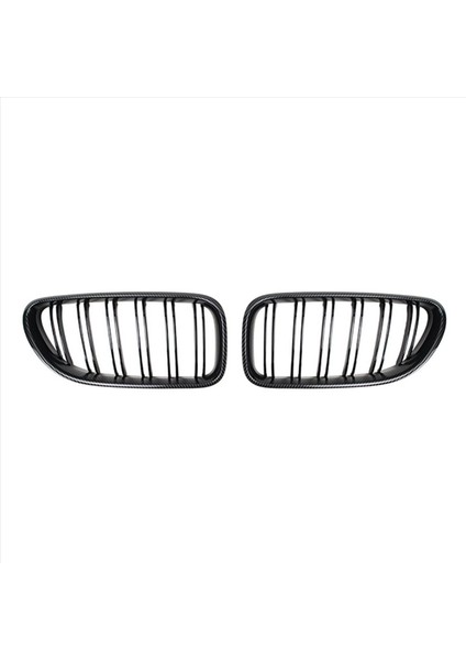 Bmw F06 F12 F13 Için 6 Serisi M6 Style 2012-2017 Karbon Fiber Stili + Parlak Siyah Ön Grilles Grille (Yurt Dışından) modelleri