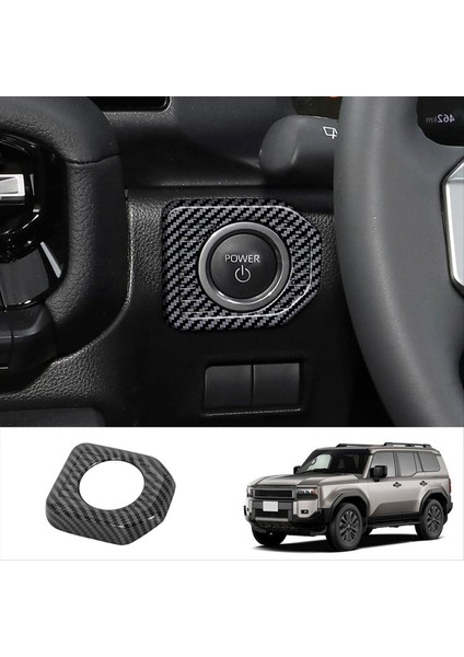 Araç Motor Başlangıç Toyota Için Toyota Prado LC250 2024 Araç Iç Aksesuarları Için Tutturma Anahtarı Çerçevesi Rhd A (Yurt Dışından) fırsatları