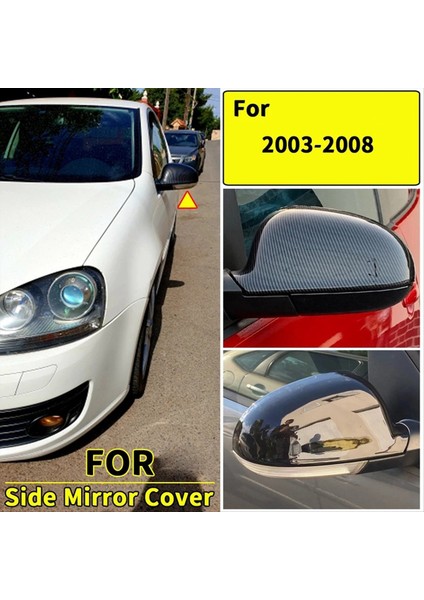 Araba Arka Görünüm Ayna Kapağı Yan Ayna Kapak Kapağı Golf Için 5 Mk5 2003-2009 (Yurt Dışından) fiyatları