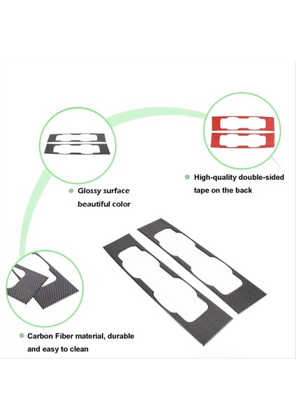 Land Rover Defender Için Karbon Fiber 90 110 130 2020-2024 Arka Kuyruk Işık Paneli Kapak Dış Dış Aksesuarlar (Yurt Dışından) fiyatları