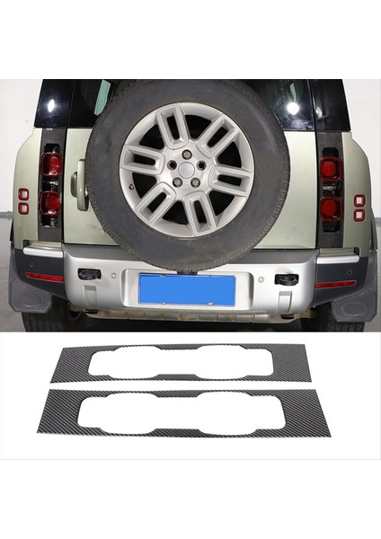 Land Rover Defender Için Karbon Fiber 90 110 130 2020-2024 Arka Kuyruk Işık Paneli Kapak Dış Dış Aksesuarlar (Yurt Dışından) modelleri