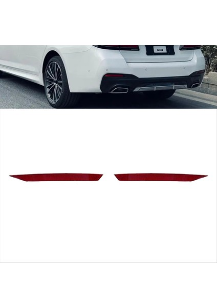 1paır Arka Tampon Reflektör Işık Trim 63145A016D1 63145A016D2 Bmw 5 Serisi G60 2023 Yan Uyarı Reflektör Plakası (Yurt Dışından) modelleri