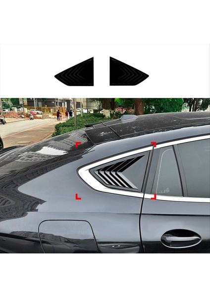 Arka Camı Yan Havalandırma Deklanşı Kanyan Fişek Kapağı Bmw X6 G06 2019-2025 Arka Üçgen Pencere Gölgesi Aksesuarları (Yurt Dışından) modelleri