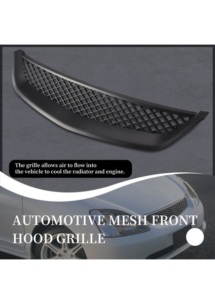 Honda Civic Jdm Tip R 2001-2003 Için Siyah Mesh Abs Ön Kaput Grille Grill (Yurt Dışından) fırsatları