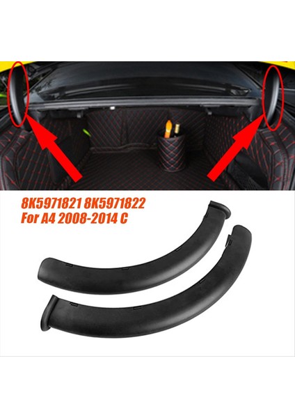 1paır Arka Bagaj Önyükleme Menteşe Kapak Kılavuzları 8K5971821 Audi A4 2008-2014 Araba Bagaj Koruma Koruyucu Döşeme (Yurt Dışından) fiyatları