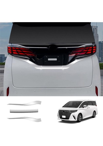 Toyota Alphard Vellfire 40 Serisi 2023 2024 Otomobil Arka Plaka Şeridi Kapak Dekoratif Döşeme Aksesuarları (Yurt Dışından) fırsatları