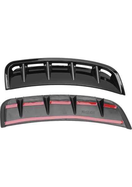 4x Ön Tampon Hava Outlet Çıkartmaları Mercedes Için Trim Kapağı Benz A Sınıfı W177 A180 A200 A220 A250 Aksesuarlar (Siyah) (Yurt Dışından) modelleri