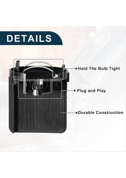 Golf Için H7 Ampul Soketi /5K0941109C Ampul Adaptörü Halojen Lamba Tutucu Düşük Işın Kafa Işık Baskı 4 Pcs (Yurt Dışından) fırsatları
