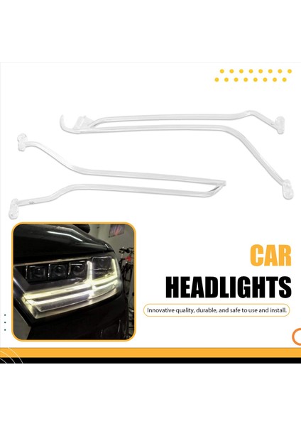 Araba Gündüz Koşu Işık Kılavuzu Şerit Farlar Audi Q7 Için Işık Şeritleri 2016-2019 Far Aksesuarları Sağ (Yurt Dışından) indirimleri