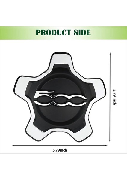 4pcs Araba Tekerlek Merkezi Kapak Kapağı 6AN69LXHAA 735626312 Fiat 500X 2016-2022 Toz Kapağı Araba Aksesuarları Için (Yurt Dışından) fırsatları