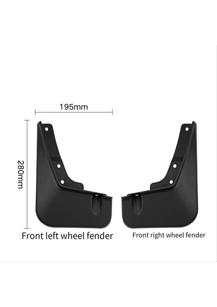 Araba Çamur Flaps Splash Guard Mudguard Çamurlu Çamurluk Kia Carnival Için Dış Kapak 2021-2024 (Yurt Dışından) modelleri