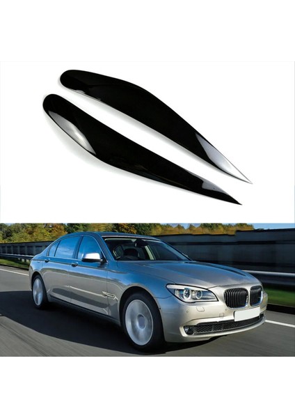 Araba Far Kaşları Bmw 7 Serisi F01 F02 2009-2014 Kafa Işık Lambası Göz Kapağı Reçine Dekoratif Çıkartmalar (Yurt Dışından) modelleri