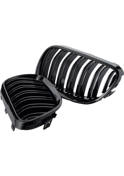 2x Parlak Siyah Ön Böbrek Izgara Grille For-Bmw E92 E93 3 Serisi 328I 335I Coupe Lcı 2011-2013 (Yurt Dışından) indirimleri