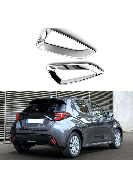 Toyota Yaris Için Xp 210 2020 2021 Mazda 2 2023 Arka Sis Reflektör Lamba Kapağı Trim Foglight Çerçeve Dekorasyon Çerçevesi (Yurt Dışından) fırsatları